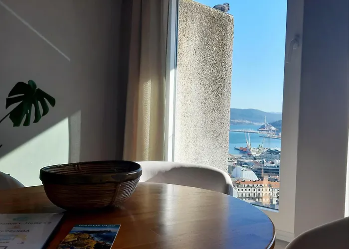 Vistas A La Ria Y Garaje En El Castro, Centro Appartement *